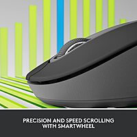 Logitech Signature M650 L for Business Wireless Mouse, for Large Sized Hands, Logi Bolt, Bluetooth, SmartWheel - Graphite