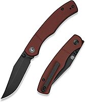 CIVIVI Clingman EDC Pocket Folding Knife, 2.99" Nitro-V, Liner Lock, Titanium Reversible Clip