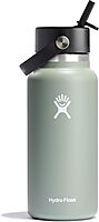 Hydro Flask Wide Mouth Flex Straw Cap Bottle - Insulated Stainless Steel