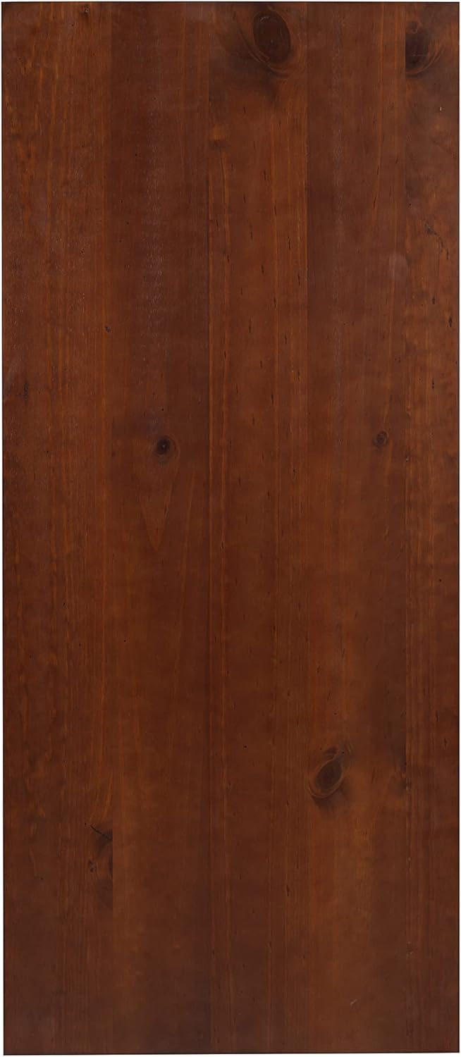 Linon Rockport 46inW Home Office Writing Desk, Antique Tobacco