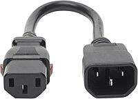 TRIPP LITE Computer Power Extension Cord (C14 to C13) Locking C13, 10A 18 AWG