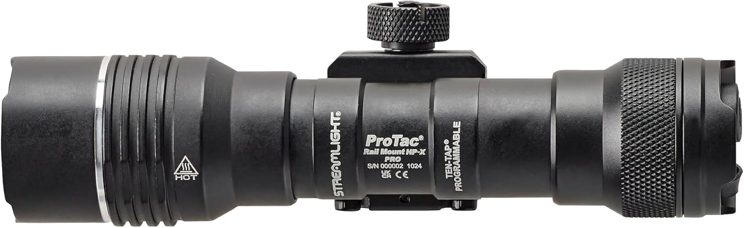 Streamlight 89018 ProTac Rail-Mount HP-X Pro USB 800-Lumen 105000-Candela USB Rechargeable Tactical Flashlight with JackCap