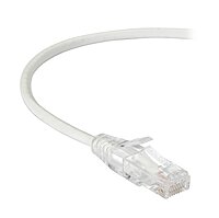 Black Box Slim-Net Cat.6 Patch UTP Network Cable - 1 ft Category 6 Network Cable for Patch Panel