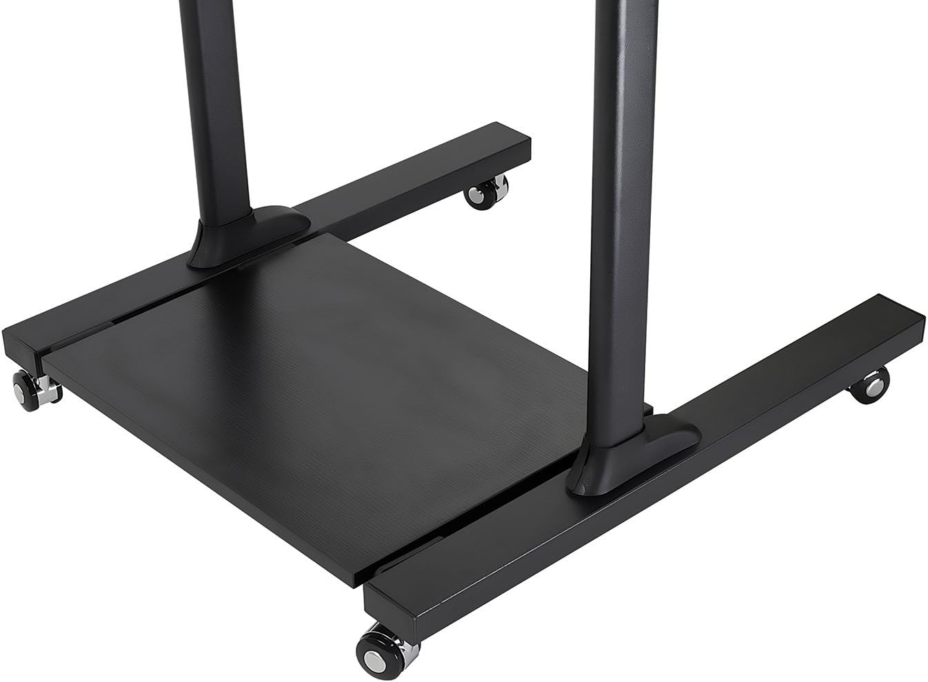 Mount-It! Mobile Computer Cart with Monitor Mount for Screen up to 32", Portable Desk on Wheels