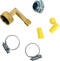 Certified Appliance Accessories Dishwasher Installation Kit with Dishwasher Hose and 3 Wire Power Cord, 6 Feet, 90 Degree Plug Head