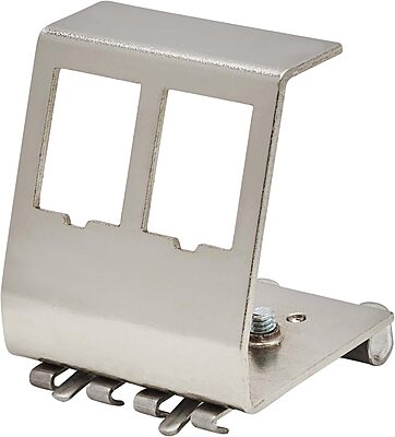 Tripp Lite 2-Port Metal DIN-Rail Mounting Module for Snap-in Keystone Jacks