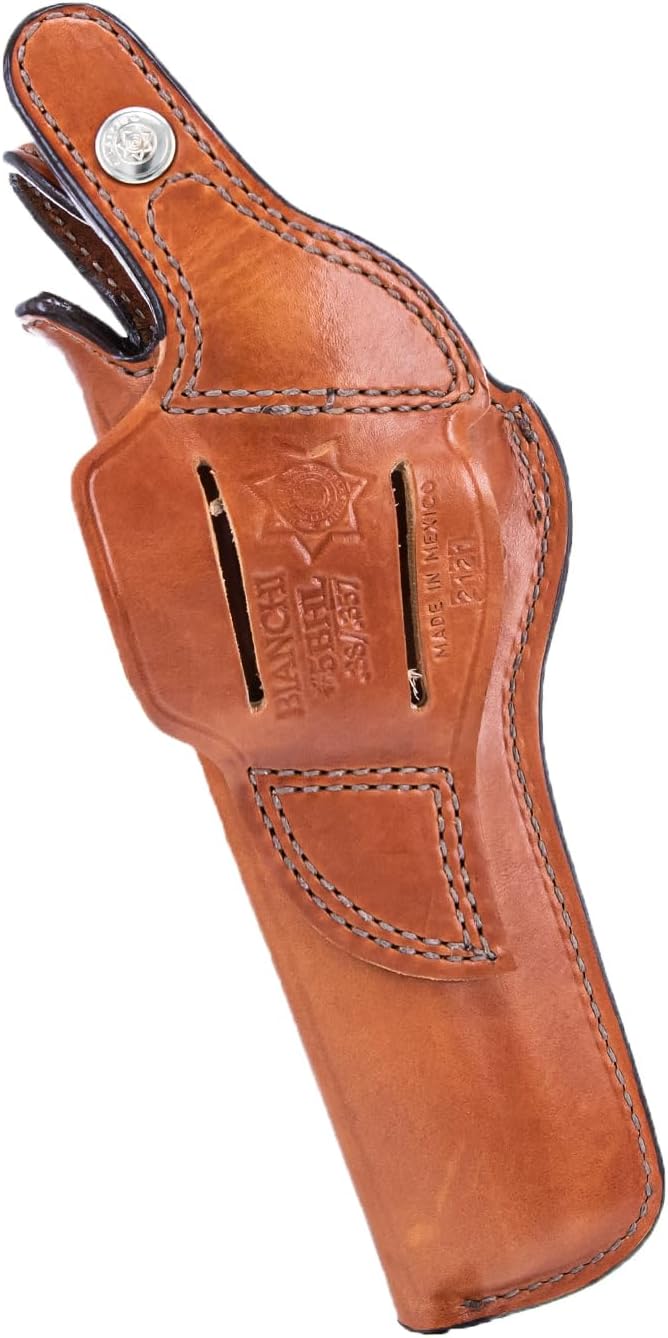 BIANCHI 5BHL Thumbsnap Suede-Lined Leather Belt Holster