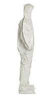 DuPont Tychem 4000 SL122B Chemical Resistant Coverall with Hood and Boots, Disposable, Bound Seams, Elastic Cuff, White, 3XL (Pack of 12) 12-Pack