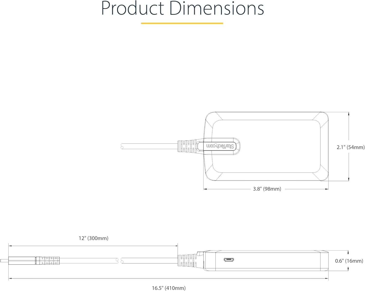 StarTech.com 4-Port USB-C Hub - USB-C to 4x USB-A (USB 3.0, 5Gbps)