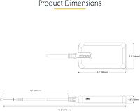 StarTech.com 4-Port USB-C Hub - USB-C to 4x USB-A (USB 3.0, 5Gbps)