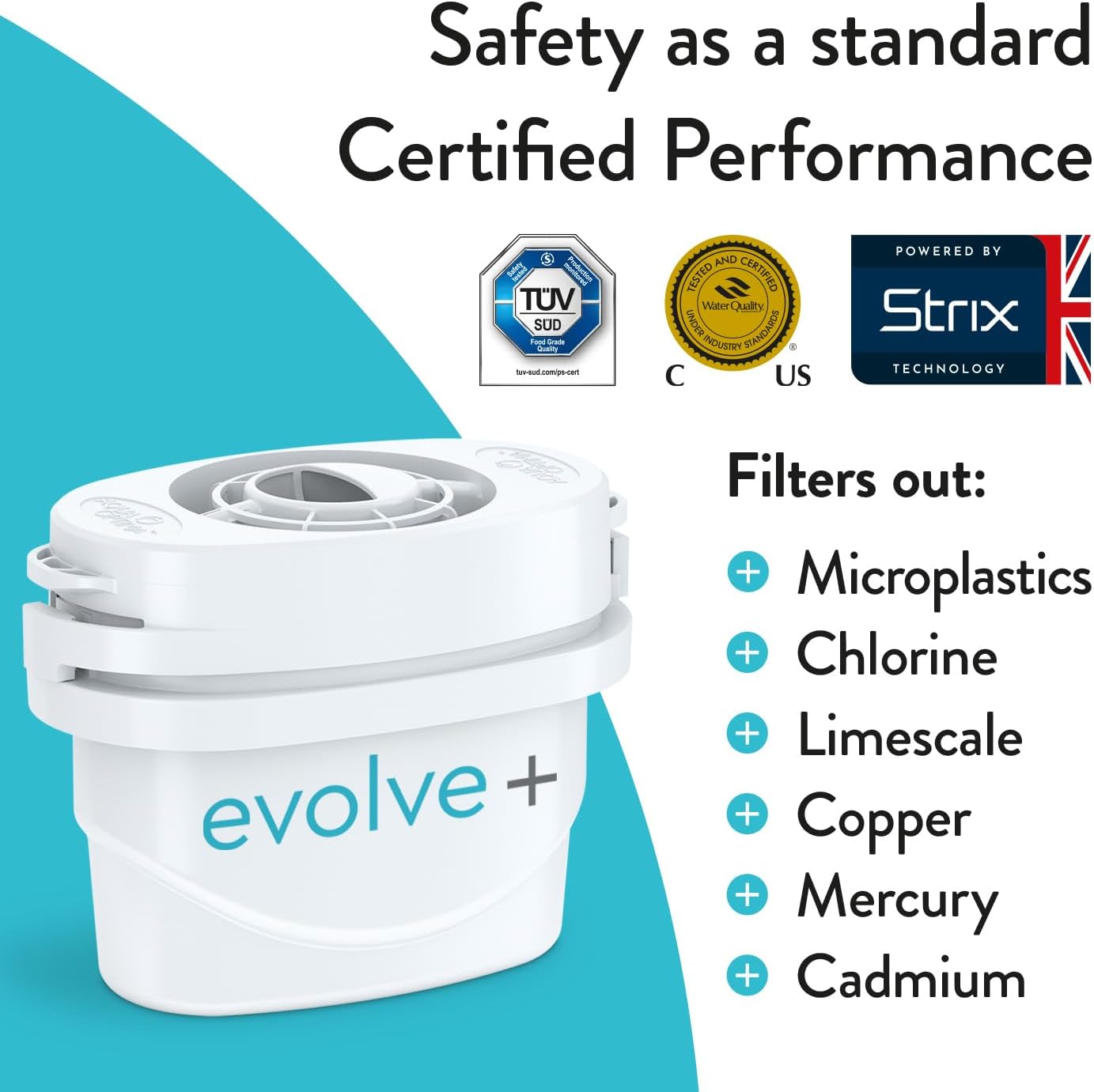 Aqua Optima Electric Kettle with Water Filter, 1500W 1.7L, Black