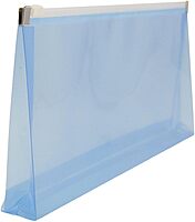 JAM PAPER Plastic Envelopes with Zip Closure