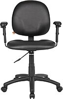 Boss Office Products Dimond Task Chair with Adjustable Arms in Black