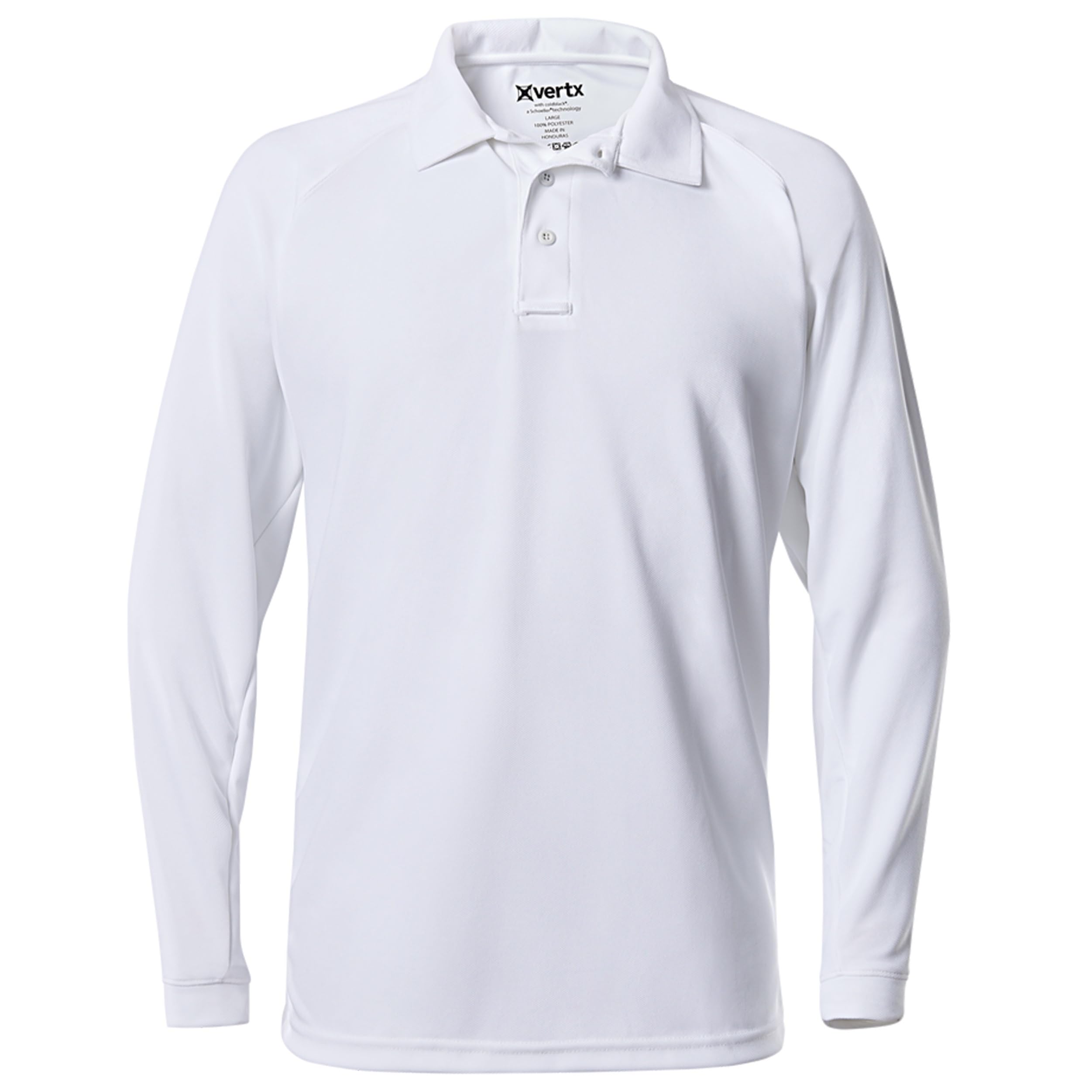 VERTX Mens Coldblack Long-Sleeve Tactical Polo Shirt