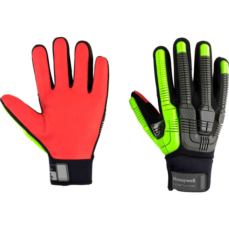 Honeywell Impact ANSI A6 Cut Palm, Slipon Cuff, XL 42-612BY/10XL