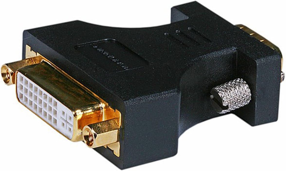 Monoprice 102397 HD15 (VGA) Male to DVI-A Female Adapter, Gold Plated