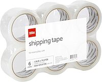 Office Depot® Brand Shipping Packing Tape, 1.89" x 70.8 Yd, Clear, Pack Of 6 Rolls