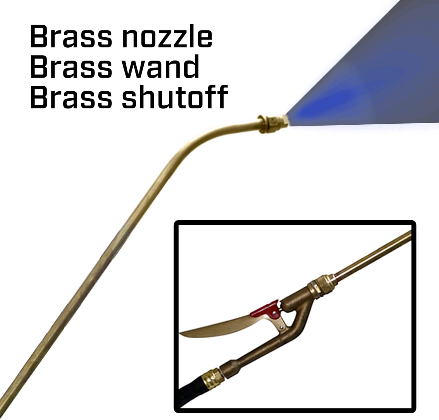 Chapin 1449 Made in The USA Industrial and Professional 3.5-Gallon Concrete and Sealer Pump, Funnel Top Sprayer, Brass Wand