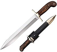 Cold Steel 1849 Rifleman’s Knife, Brown/Silver, 12"