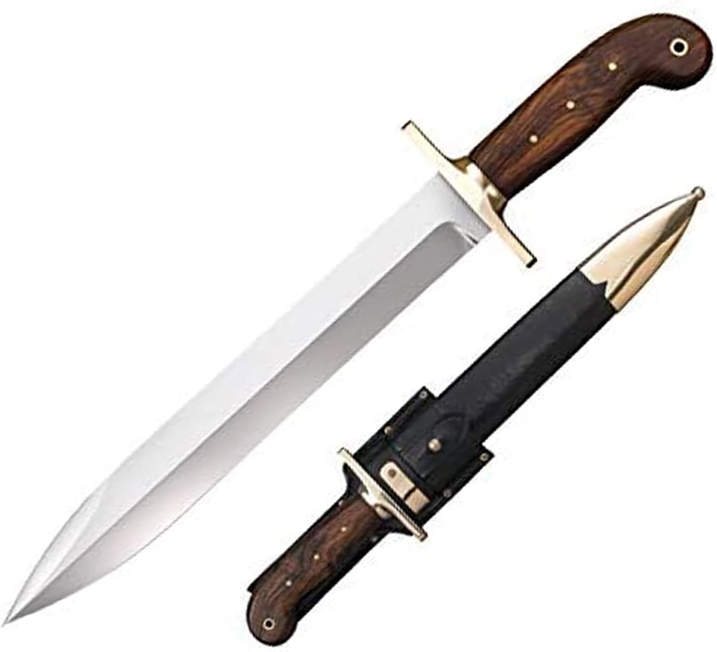 Cold Steel 1849 Rifleman’s Knife, Brown/Silver, 12"
