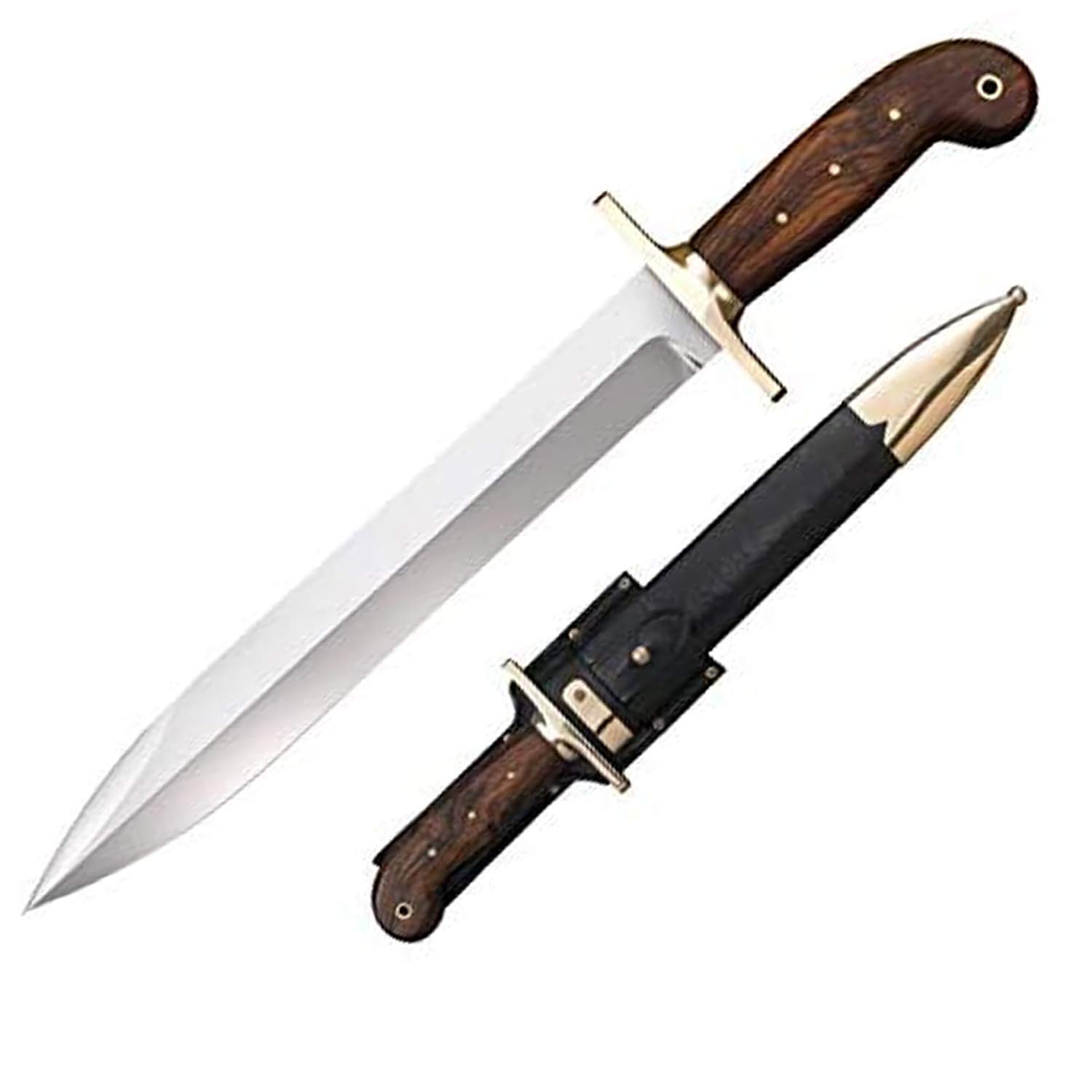 Cold Steel 1849 Rifleman’s Knife, Brown/Silver, 12"