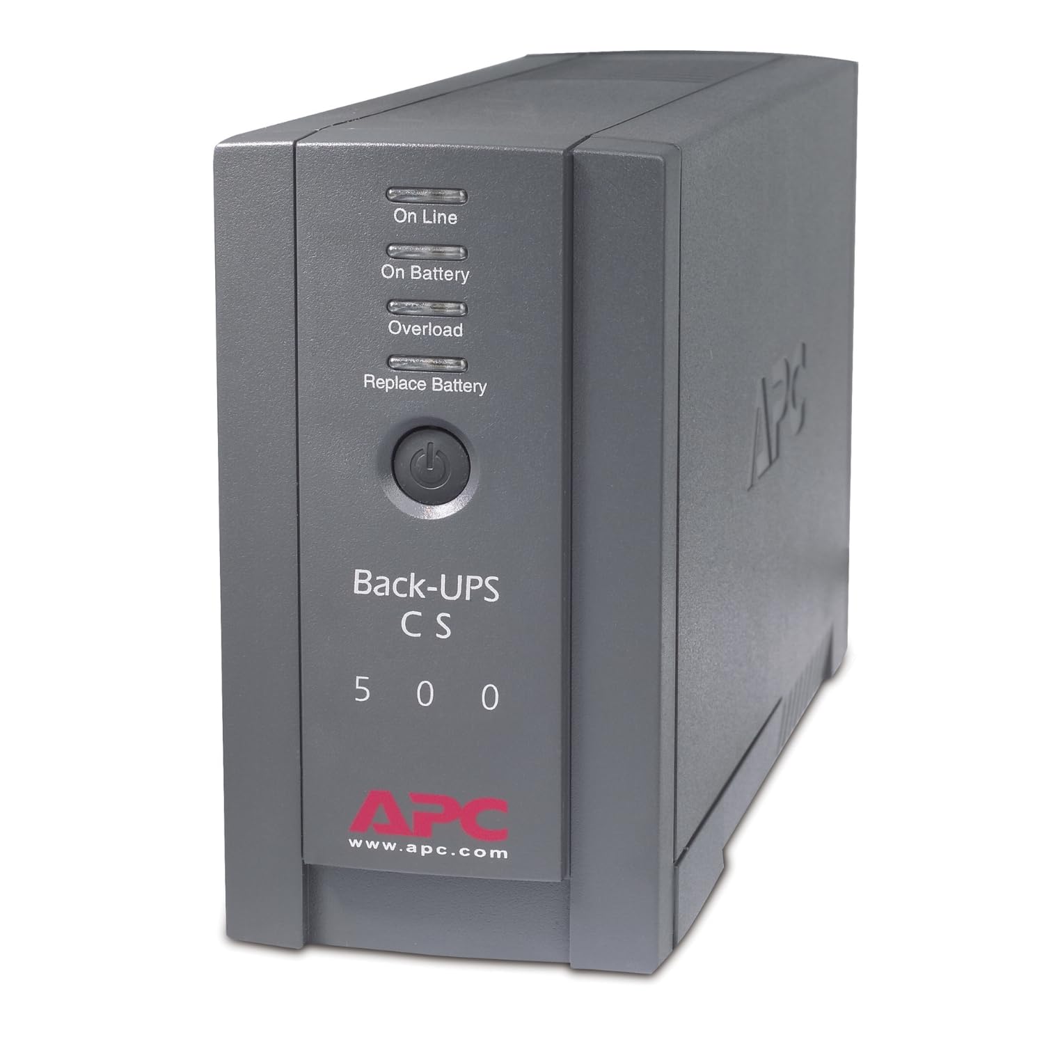 APC Back-UPS CS 500VA (BK500BLK) Battery Backup & Surge Protector