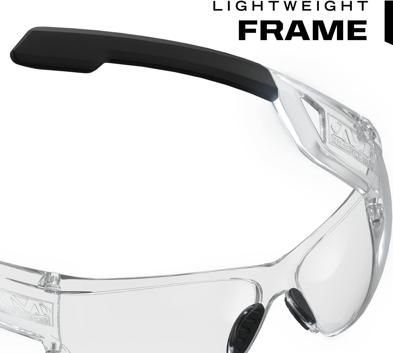 Mechanix Wear: Vision Type-N Safety Glasses with Advanced Anti Fog, Scratch Resistant, Rimless Lens, Protective Eyewear