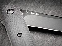 BÖKER PLUS Kwaiken Air - Minimalist and Ultra Light Weight EDC Pocket Knife, G10, Titanium, Cocobolo Handles, Designed by Lucas Burnley (All Black)