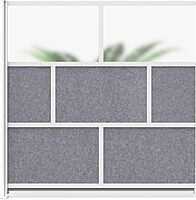 Luxor Modular Room Divider Wall System Add-On Wall