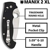 Spyderco Manix 2 XL Folding Knife