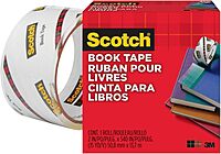 Scotch Book Tape, 2 in x 540 in, Excellent for Repairing, Reinforcing Protecting, and Covering (845)