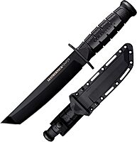 Cold Steel Leatherneck Tanto 7" German D2 Razor-Sharp Blade 5" Kray-Ex Durable Handle Tactical Military Knife withSecure-Ex