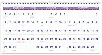 AT-A-GLANCE Three-Month Reference Wall Calendar