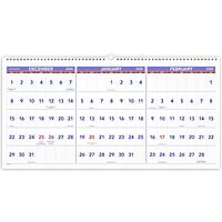 AT-A-GLANCE Three-Month Reference Wall Calendar