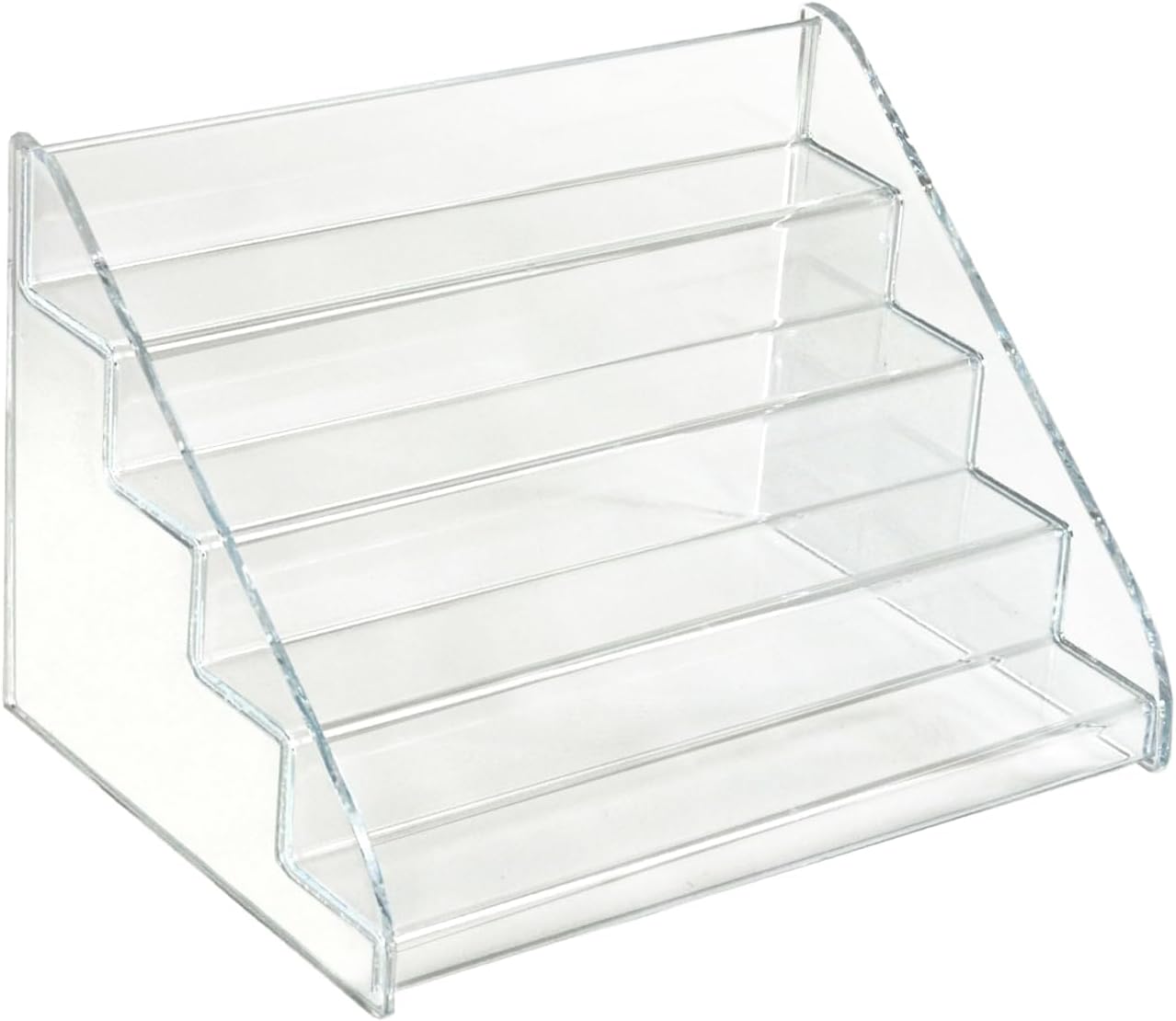 Azar Displays 326040 12"W x 8"D x 8"H Four Tier Counter Step Display