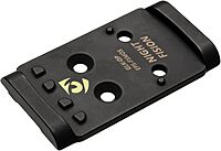 Night Fision Optic 17-4 Stainless Steel Handgun Mounting Plates for Red Dot Sights | Extra Screws - Full Size MOS