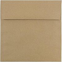 JAM Paper Square Invitation Envelopes (Recycled)