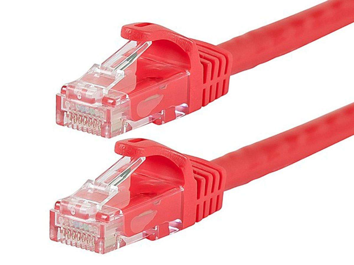 Monoprice Cat6 Flexboot Ethernet Patch Cable UTP 24AWG 550MHz Snagless RJ45