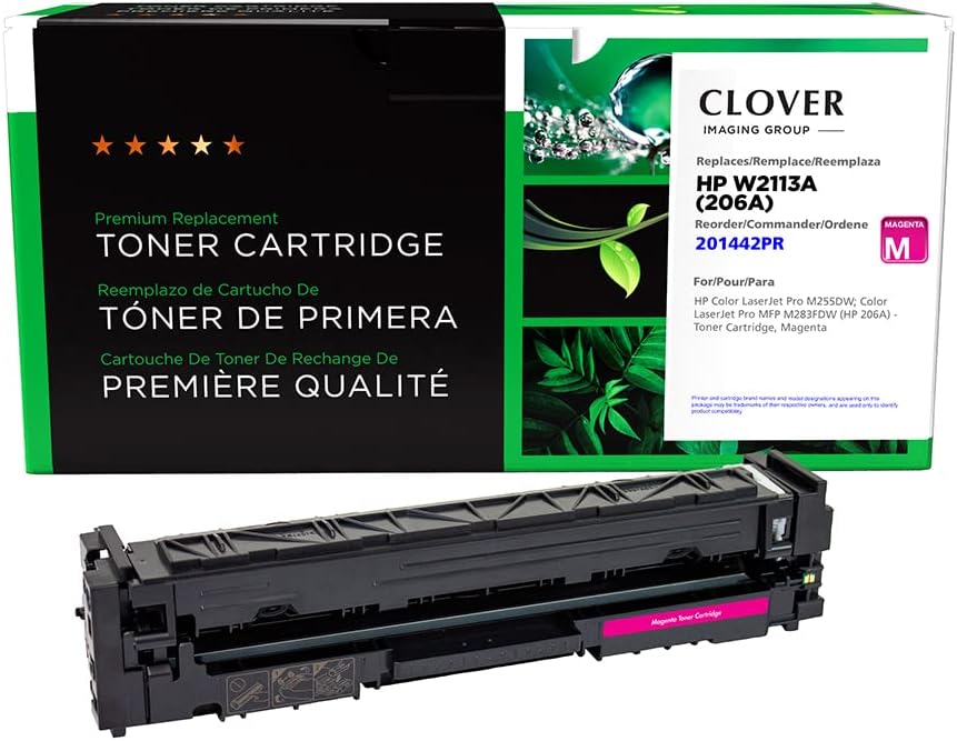 Clover Imaging Group CIG Remanufactured Magenta Standard Yield Toner Cartridge Replacement for HP 206A (W2113A) (201442PR)
