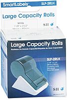 Seiko SII Address Labels, SKPSLP2RLH, Rectangle, 1 1/8in x 3 1/2in, White, 260 Labels Per Roll, Box Of 2 Rolls