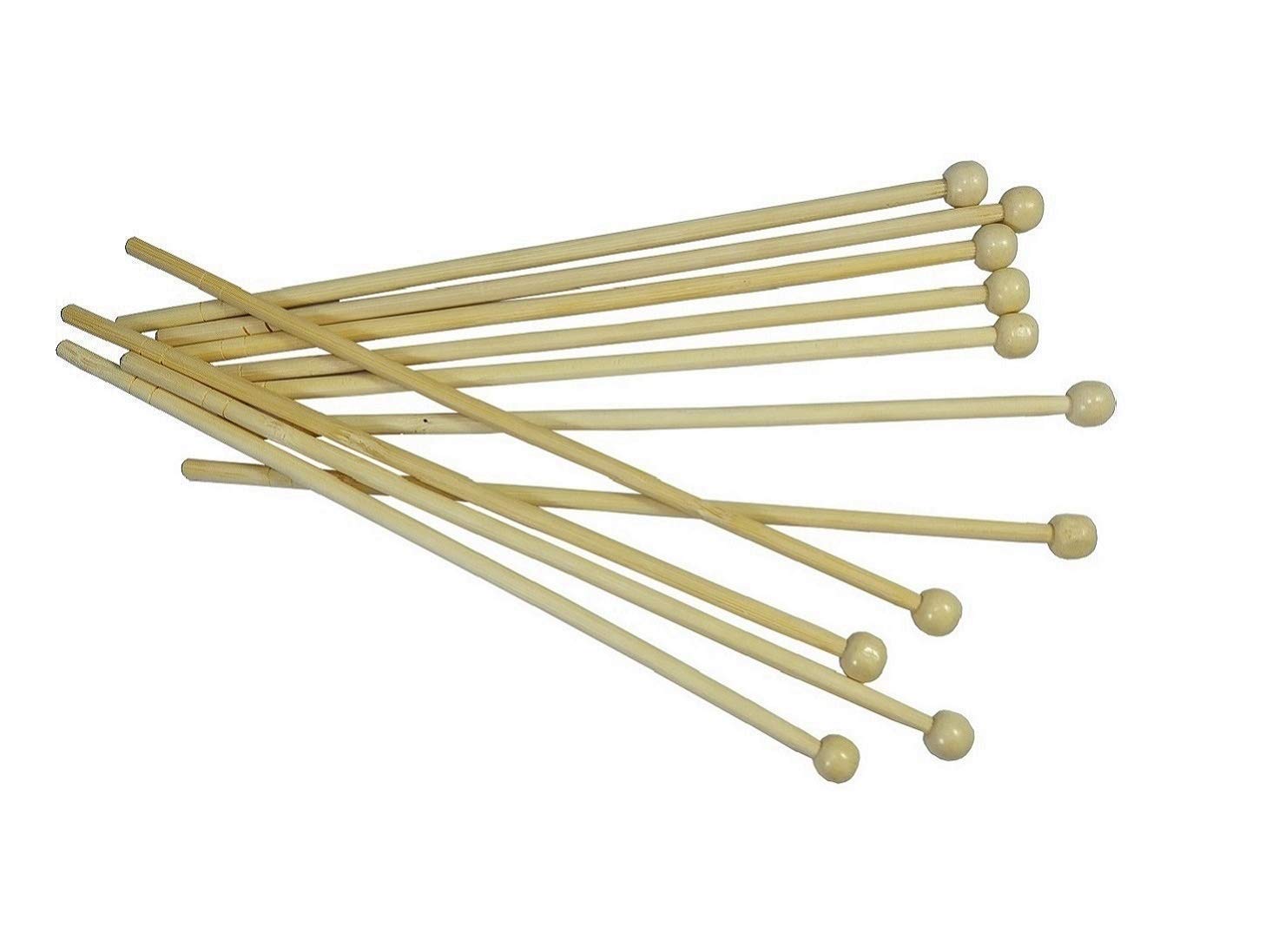 STIRRER 6" ROUND WITH BEADS