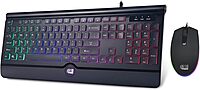 Adesso EasyTouch 137CB Illuminated Gaming Keyboard & Mouse Combo - USB Cable - 104 Key - English (US) - AKB137CB