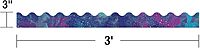 Carson Dellosa Galaxy Bulletin Board Borders, 39 Feet of Scalloped Marble, Gold Dot Classroom Borders for Bulletin Board