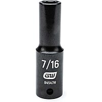 GEARWRENCH 1/2" Drive Deep Impact SAE Socket 7/16", 6 Point - 84547N