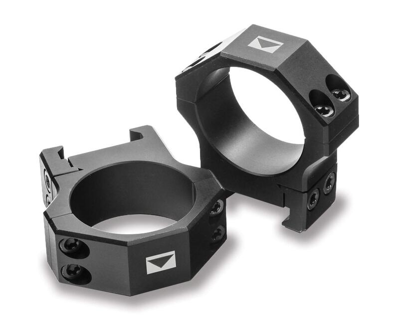 STEINER H-Series Lightweight 30mm Scope Rings, Black, Picatinny