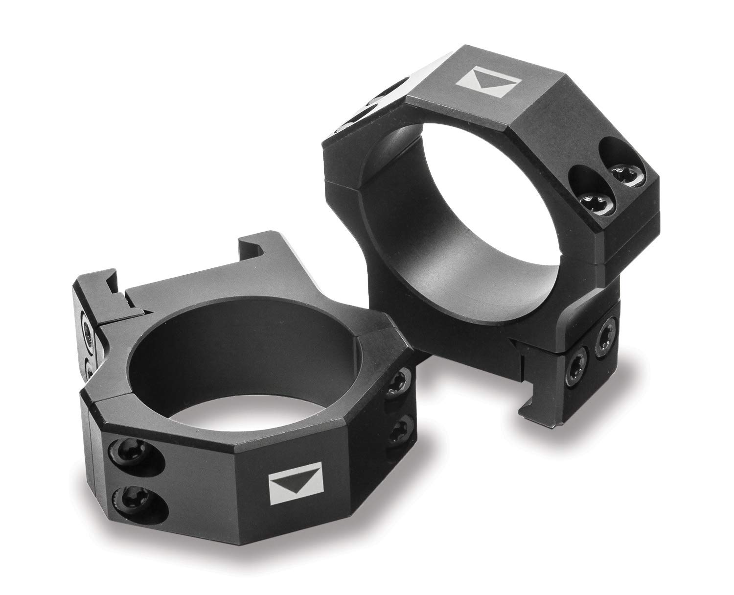 STEINER H-Series Lightweight 30mm Scope Rings, Black, Picatinny