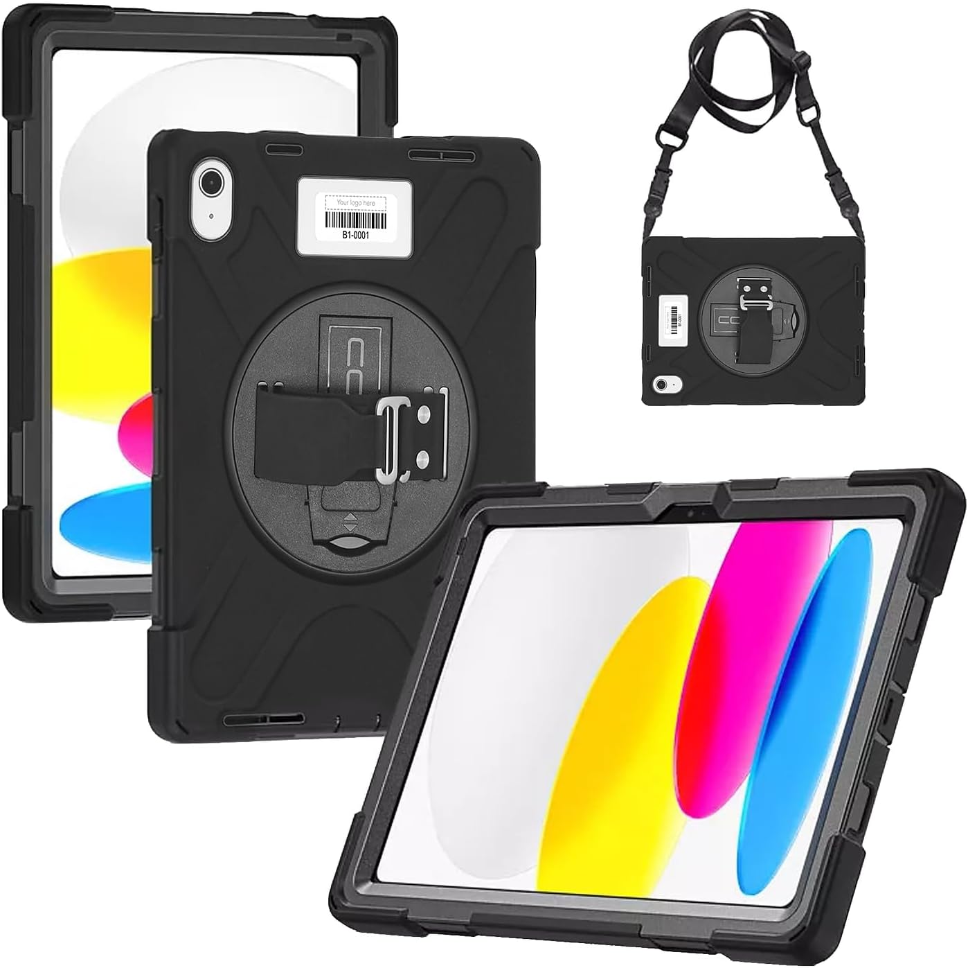 CODi Rugged iPad Case 11" (A16)/iPad 10.9" (10th Generation) | Heavy-Duty Shockproof Protection, 360° Coverage