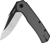 Kershaw Thermal Folding Pocket Knife, 2.95 in Gray PVD Finish Blade, Assisted Opening, Pocketclip, Every Day Carry
