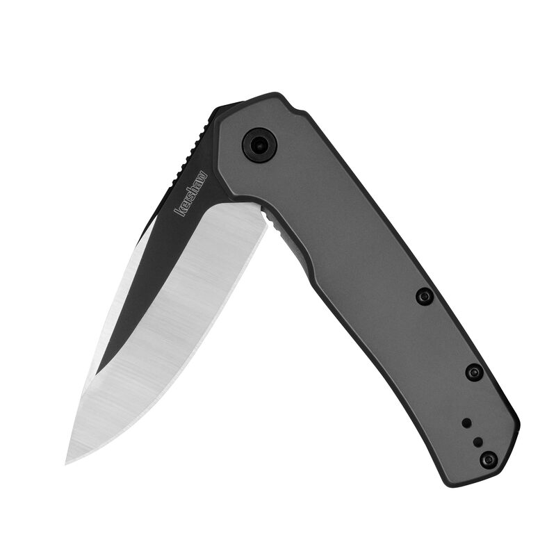 Kershaw Thermal Folding Pocket Knife, 2.95 in Gray PVD Finish Blade, Assisted Opening, Pocketclip, Every Day Carry