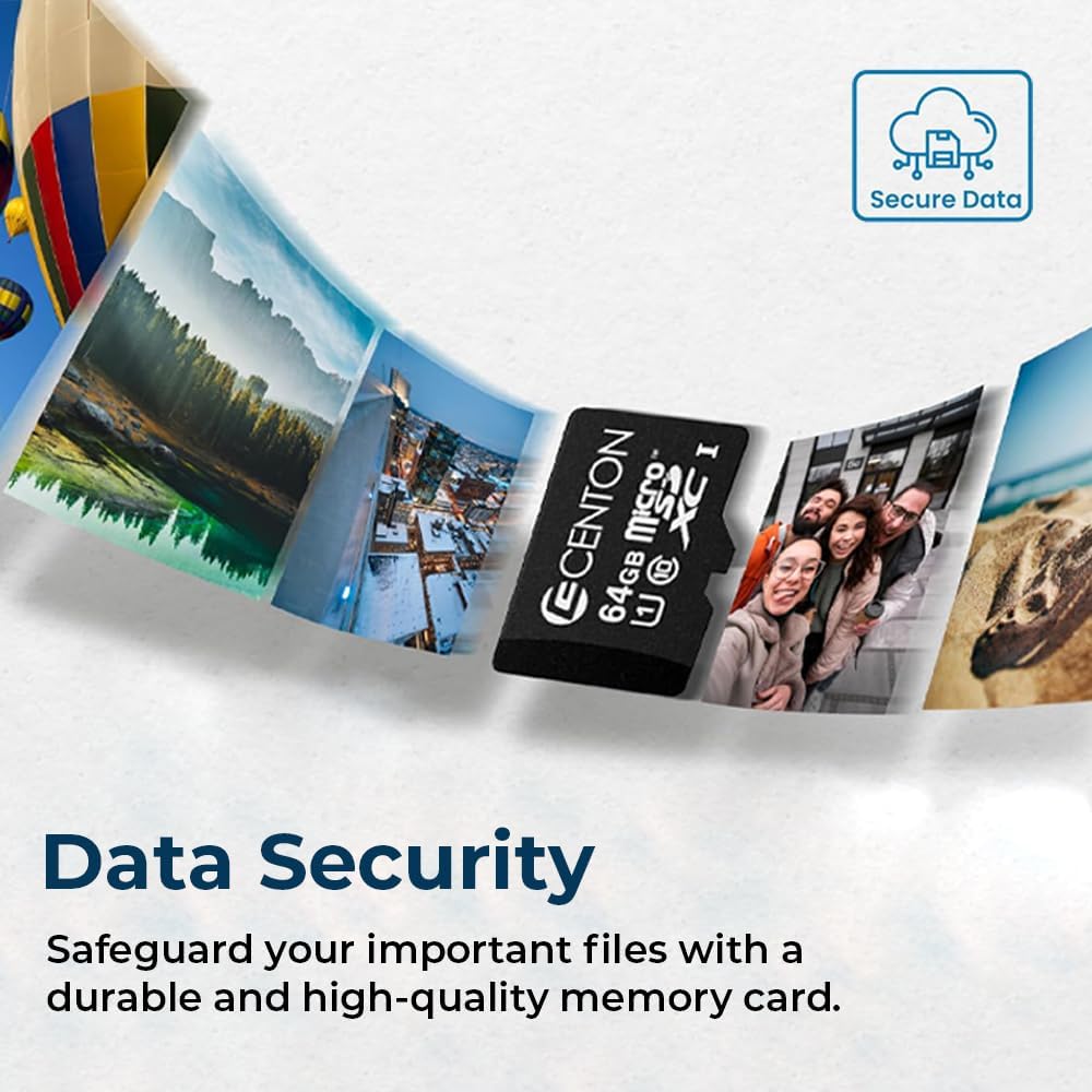 Centon Electronics Micro SD Card, Ultimate Memory Card for Phones, Tablets, Cameras, and More, 16GB